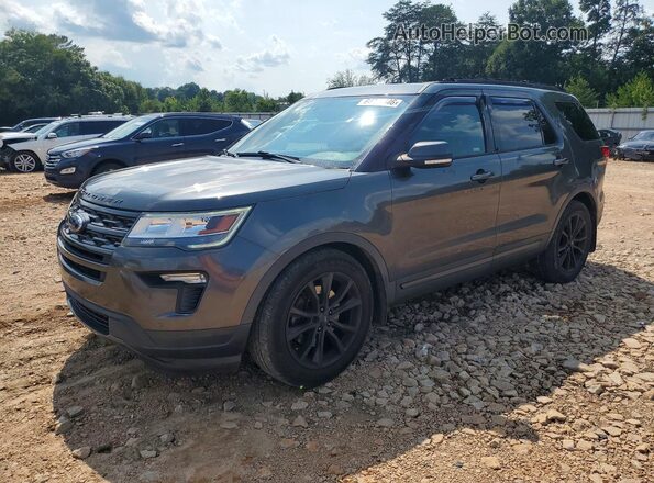 1FM5K7D80JGB62837 2018 FORD EXPLORER Charcoal უკანა მარცხენა