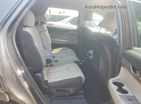 KM8R14HE7MU274706 2021 HYUNDAI PALISADE Серый Вид задней части салона