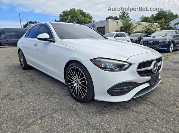 W1KAF4HB4PR082861 2023 MERCEDES-BENZ C-CLASS White Задня ліва чверть
