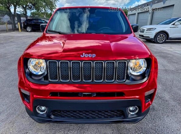 ZACNJAAB2LPL15502 2020 JEEP RENEGADE Красный Вид сзади