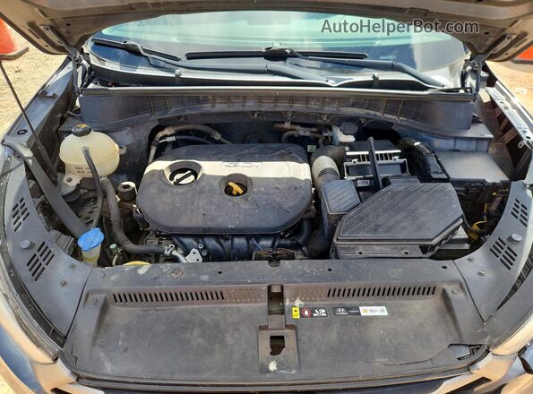 KM8J33A47GU228770 2016 HYUNDAI TUCSON Charcoal Vista de la etiqueta del VIN