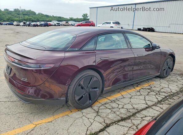 50EA1TEA7SA002518 2025 LUCID AIR Burgundy წინა მარჯვენა