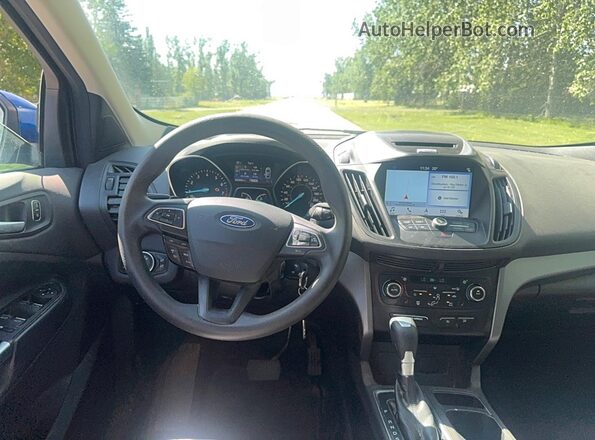 1FMCU9G95HUA55909 2017 FORD ESCAPE Blue უკანა სავარძლების ხედი