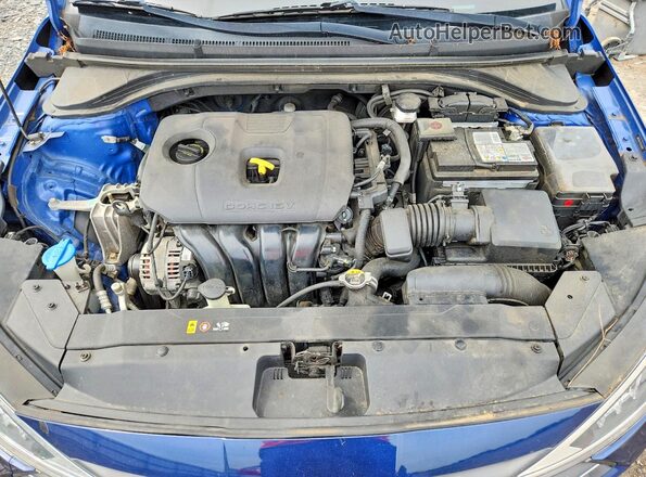 5NPD84LF8LH568909 2020 HYUNDAI ELANTRA Blue Widok komory silnika