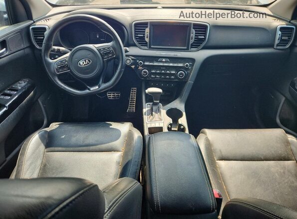 KNDPR3A64H7093827 2017 KIA SPORTAGE Silver Widok zestawu wskaźników