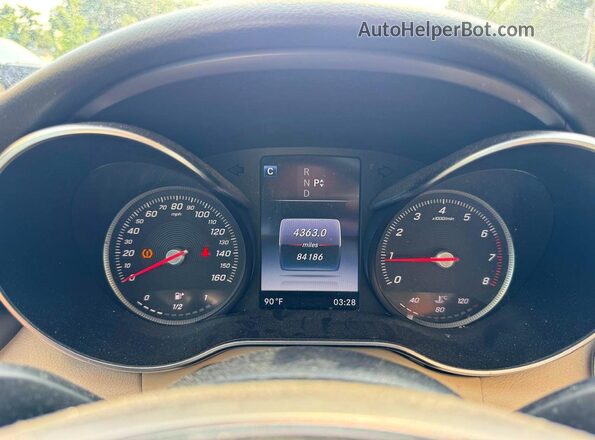WDDWF4KB6HR254162 2017 MERCEDES-BENZ C White Widok naklejki z numerem VIN