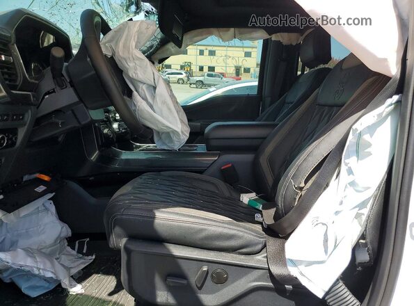 1FTFW1E50PKF33080 2023 FORD F150 White Вид панелі приладів