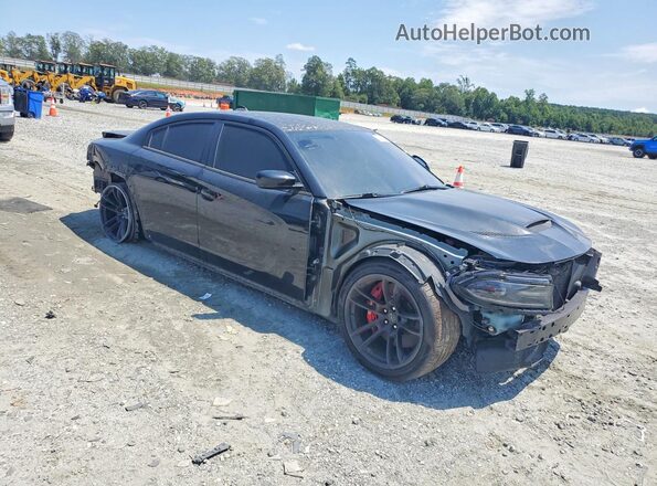2C3CDXGJXLH144880 2020 DODGE CHARGER Black Front view