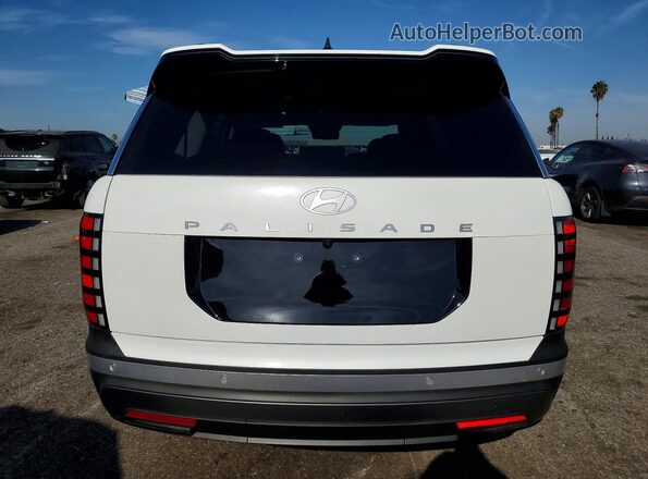 KM8RMES23TU043487 2026 HYUNDAI PALISADE White Widok wnętrza z przodu