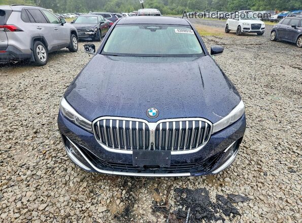 WBA7U2C09LBM62153 2020 BMW 7 SERIES Blue Rear view