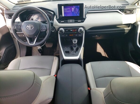 2T3A1RFVXPW353084 2023 TOYOTA RAV4 White Սարքավորումների վահանակի տեսք