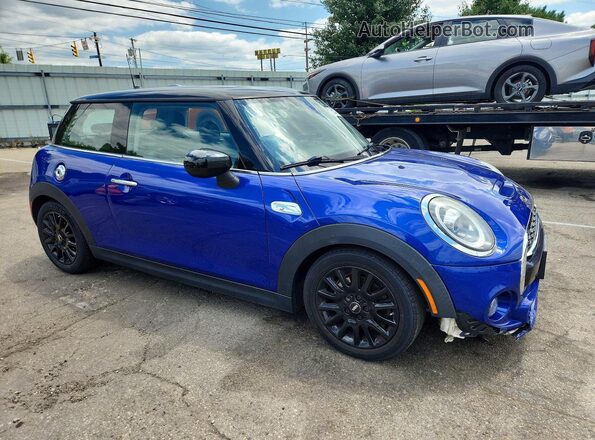 WMWXR5C05L2L85607 2020 MINI COOPER Blue Vista frontal