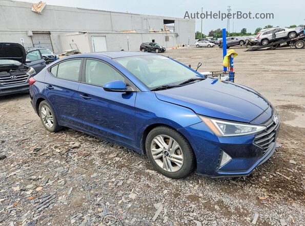 5NPD84LF8LH568909 2020 HYUNDAI ELANTRA Blue Widok z przodu