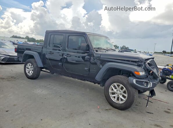 1C6JJTAG0PL575147 2023 JEEP GLADIATOR Black Front view
