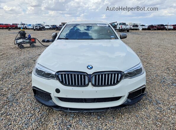 WBAJB9C54JB035377 2018 BMW M5 White Հետևի տեսք