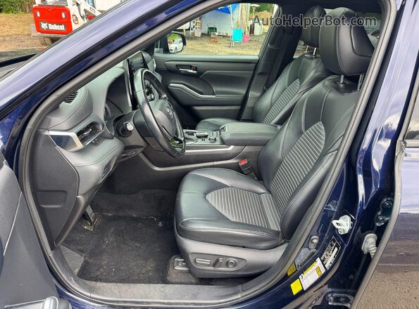 5TDJZRBHXMS090844 2021 TOYOTA HIGHLANDER Синий Панорамный вид салона 360°