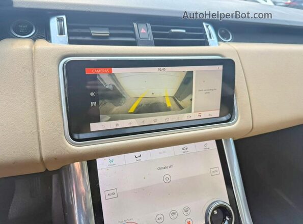 SALWR2RVXJA803154 2018 LAND ROVER RANGE ROVER White Widok zestawu wskaźników