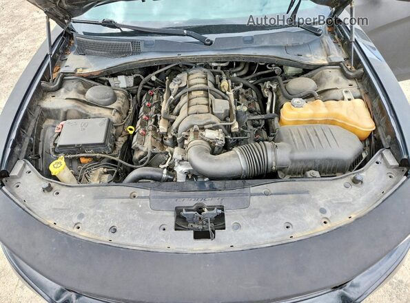 2C3CDXAT0JH297436 2018 DODGE CHARGER Black Вид підкапотного простору