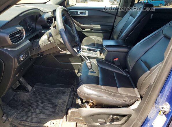 1FMSK8DHXLGA75104 2020 FORD EXPLORER Blue Առջևի վահանակի տեսք