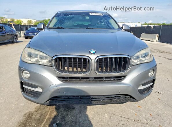 5UXKU0C52G0F92954 2016 BMW X6 Gray Вид ззаду