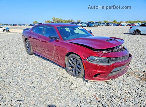 2C3CDXHG9NH224872 2022 DODGE CHARGER Burgundy Front view