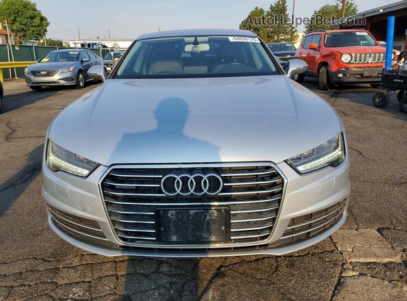 WAUWGAFC6GN003542 2016 AUDI A7 Серебряный Вид сзади