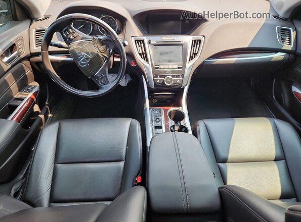 19UUB2F35GA004012 2016 ACURA TLX White Vista del cuadro de instrumentos