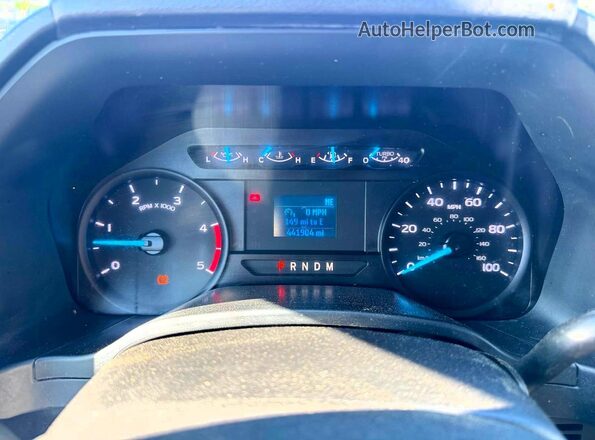 1FD8W3HTXMEC75168 2021 FORD F350 White Вид щитка приладів