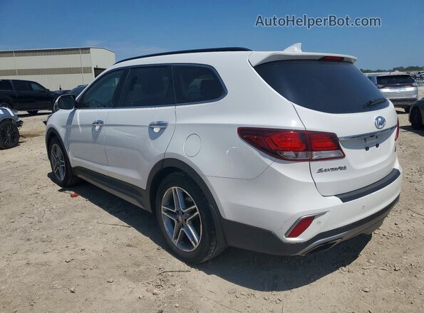 KM8SRDHF1HU221301 2017 HYUNDAI SANTA Белый Задняя правая четверть