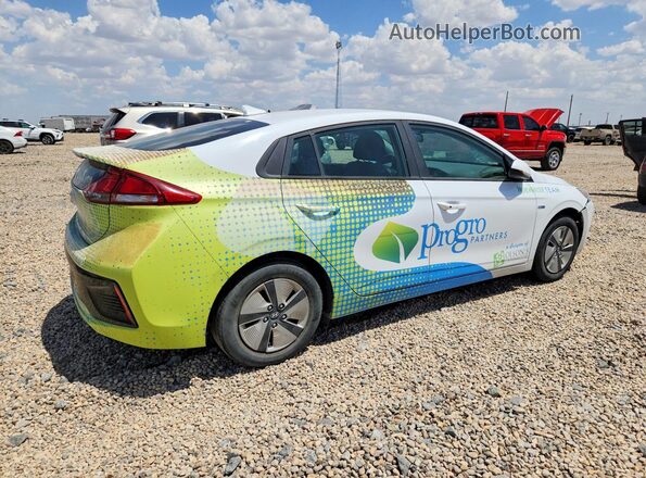 KMHC65LC0KU136747 2019 HYUNDAI IONIQ Белый Передняя правая четверть