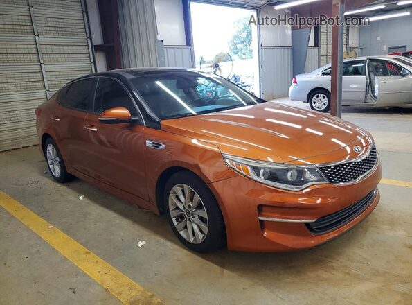 5XXGU4L39GG040280 2016 KIA OPTIMA Оранжевый Вид спереди