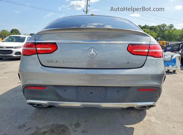 4JGED6EB1GA009555 2016 MERCEDES-BENZ GLE-CLASS Серебряный Вид салона спереди