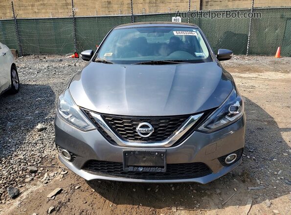 3N1AB7AP0HY205759 2017 NISSAN SENTRA Gray Widok z tyłu