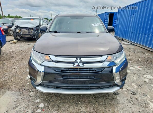 JA4AD2A30JZ048800 2018 MITSUBISHI OUTLANDER Black Հետևի տեսք