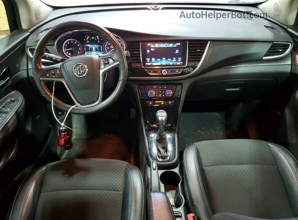 KL4CJFSB6HB118897 2017 BUICK ENCORE Темно-бордовый Вид щитка приборов
