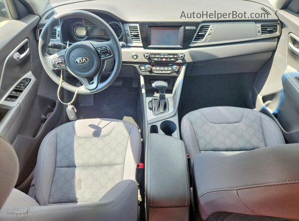 KNDCB3LC4H5066659 2017 KIA NIRO Черный Вид щитка приборов