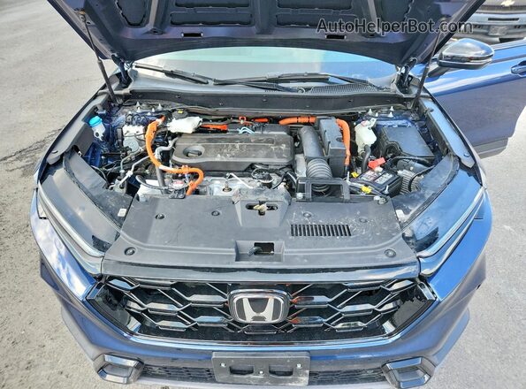 7FARS6H8XTE096843 2026 HONDA CR-V Blue Vista del compartimento del motor