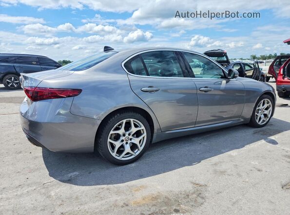 ZARFAEEN3J7575832 2018 ALFA ROMEO GIULIA Gray Przód prawy