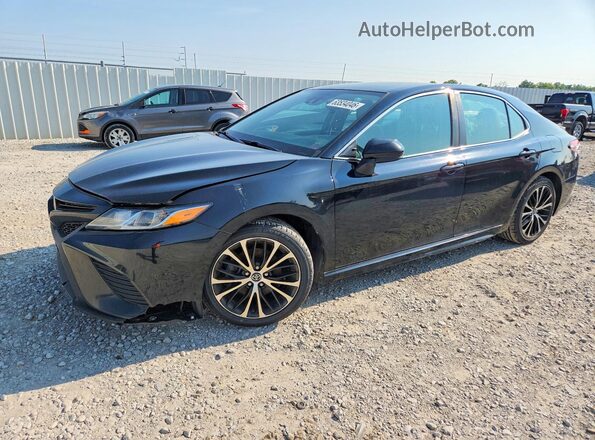 4T1B11HK5KU760711 2019 TOYOTA CAMRY Black Հետևի ձախ