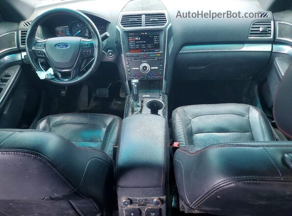 1FM5K8GT0GGB20568 2016 FORD EXPLORER Черный Вид щитка приборов