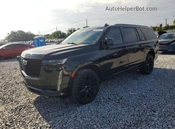 1GYS4RKL7MR431391 2021 CADILLAC ESCALADE Black Tył lewy
