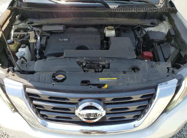 5N1DR2MN1JC679104 2018 NISSAN PATHFINDER White VIN კოდის სტიკერის ხედი