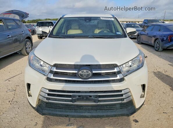 5TDJZRFH0HS416912 2017 TOYOTA HIGHLANDER White უკანა ხედი