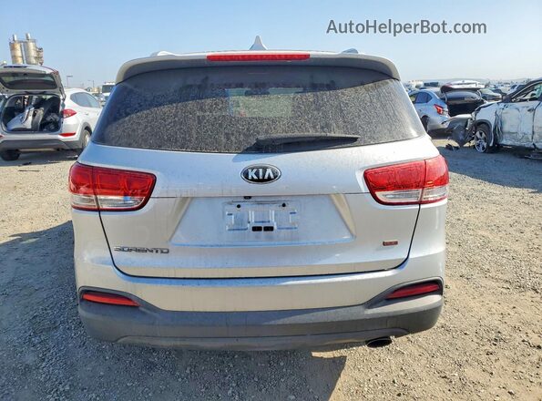 5XYPG4A30GG052274 2016 KIA SORENTO Silver Вид салону спереду