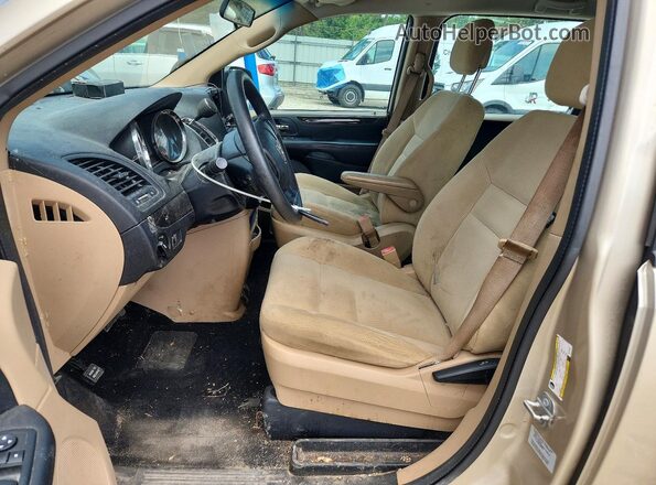 2C4RDGBG8GR145303 2016 DODGE CARAVAN Tan Вид панелі приладів