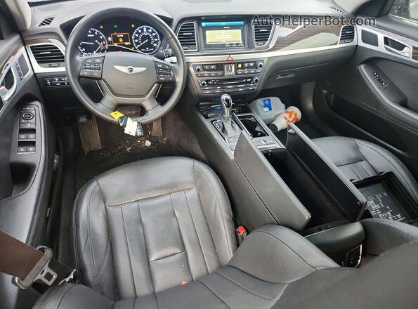 KMHGN4JEXGU134384 2016 HYUNDAI GENESIS Gray Vista del cuadro de instrumentos