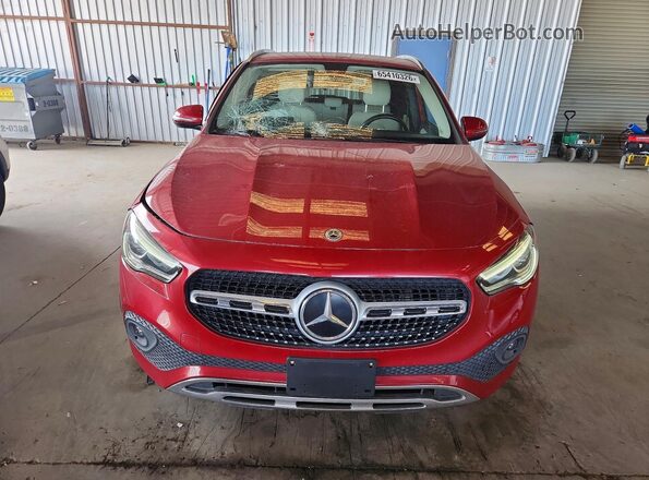 W1N4N4GB6MJ260896 2021 MERCEDES-BENZ GLA Maroon უკანა ხედი