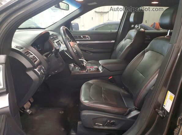 1FM5K8GT0GGD28353 2016 FORD EXPLORER Gray წინა პანელის ხედი