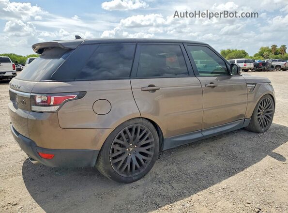 SALWR2PF9GA106272 2016 LAND ROVER RANGE Желто-коричневый Передняя правая четверть