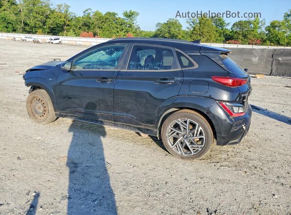 KM8K3CA37PU007438 2023 HYUNDAI KONA Black Հետևի աջ
